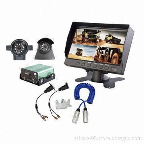 Car Mobile HDD DVR Recorder System with Side View Camera for Trailer Vehicles